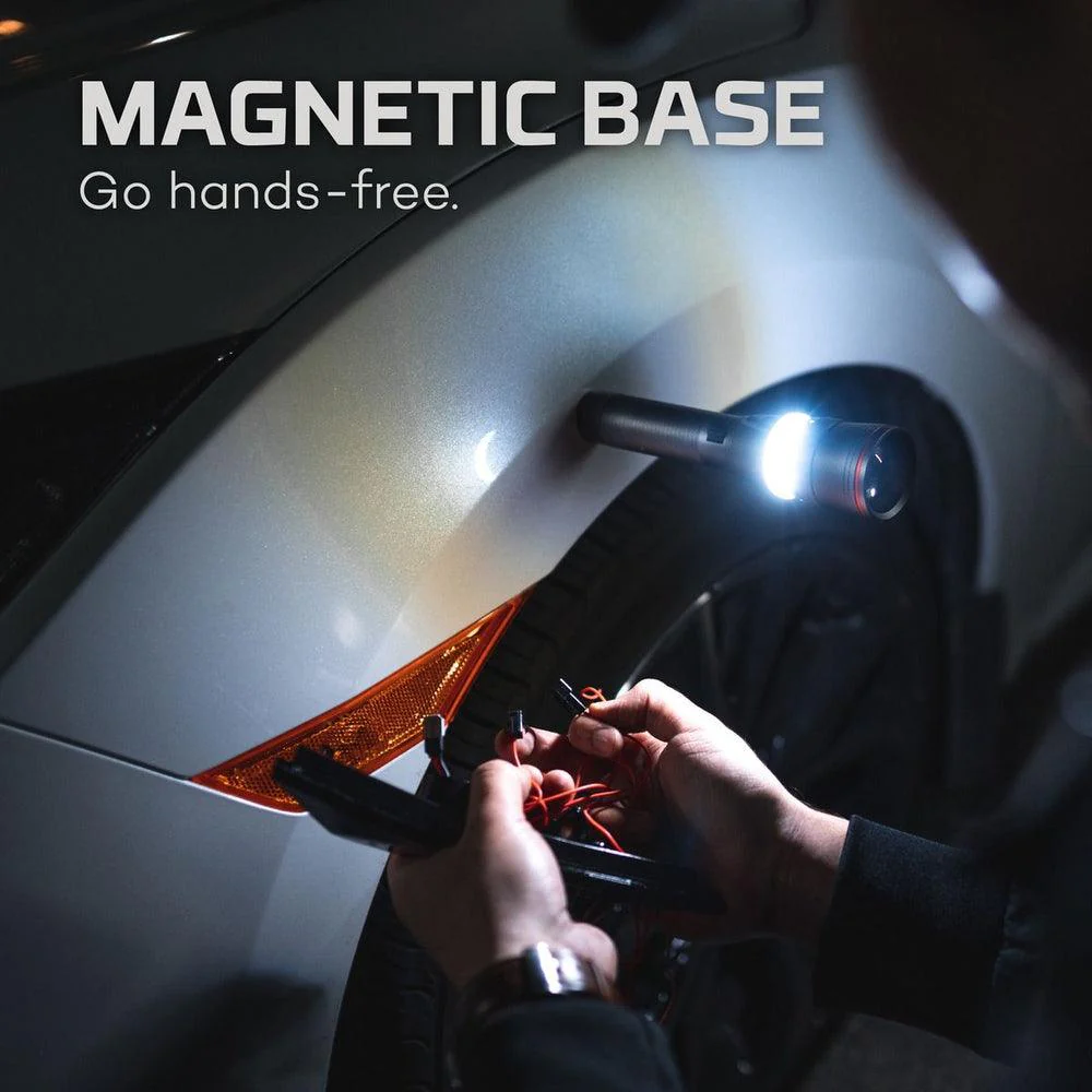 NEBO Franklin Twist Rechargebale 400 Lumen Flashlight - Storm Grey - Image 5