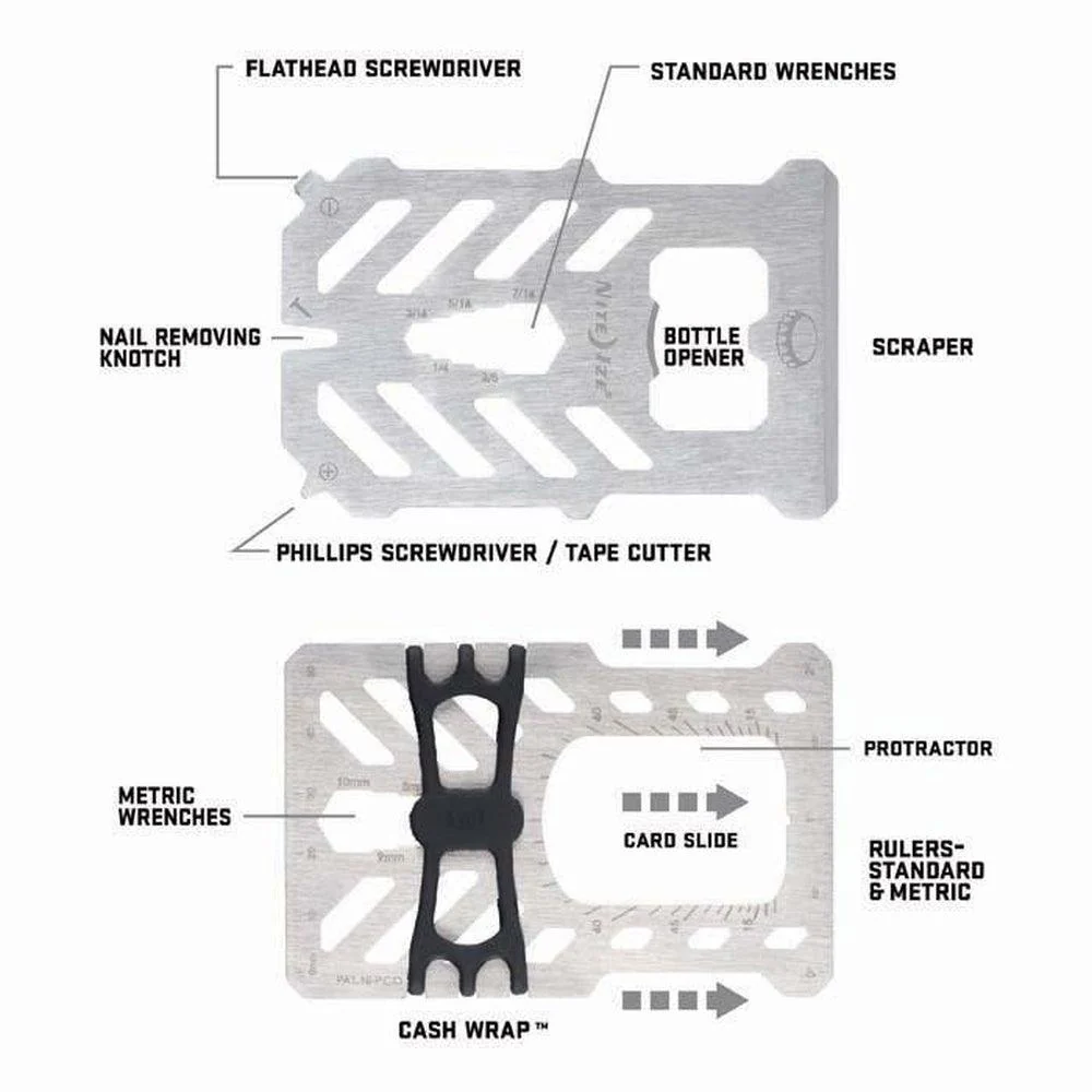 NITE IZE Financial Tool RFID Blocking Wallet - Stainless | Durable Multi-tool | Travel and Airport Friendly - Image 5