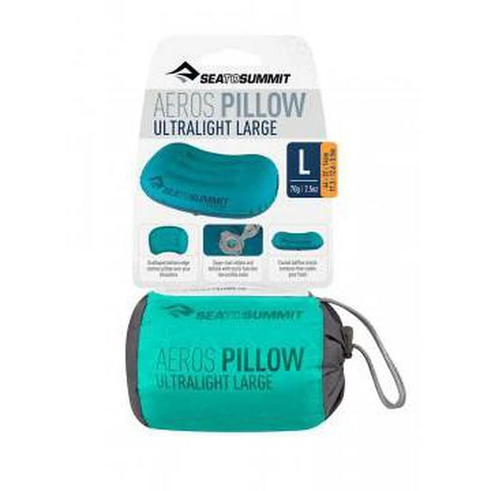 SEA TO SUMMIT Aeros Ultralight Pillow Large - Sea Foam - Image 5